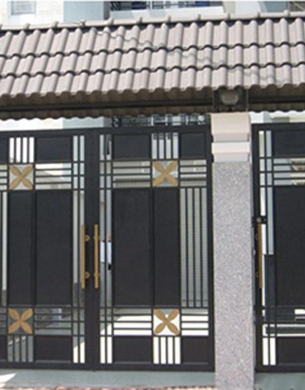 Cổng sắt hộp 09