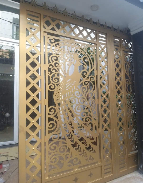 Cổng sắt hộp 08